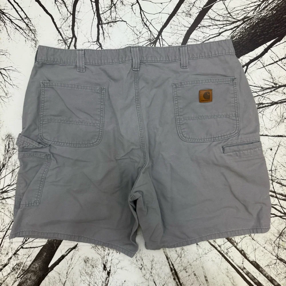 Two Carhartt Men's Khaki Shorts Size 42 Original Fit - Picture 2 of 12